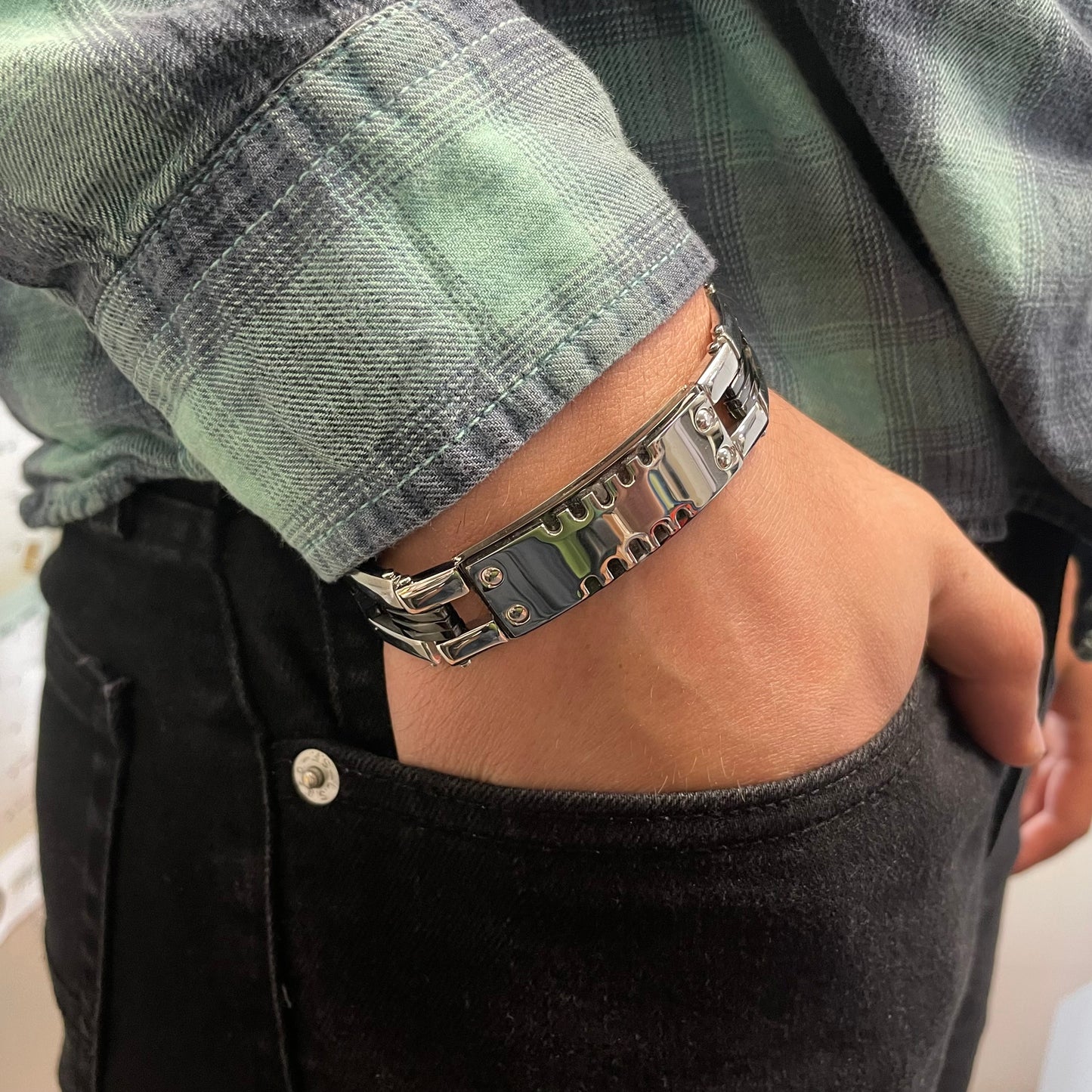 Personalized Mens Bracelets Stainless Steel Bracelets