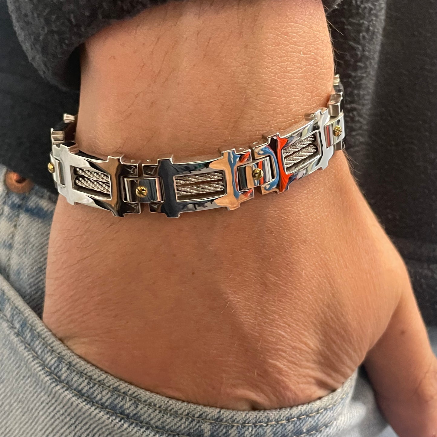 Mens Bracelets Stainless Steel Bracelets #3110