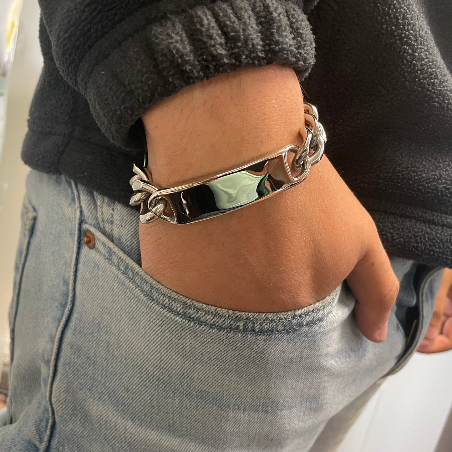 Personalized Mens Bracelets Stainless Steel Bracelets