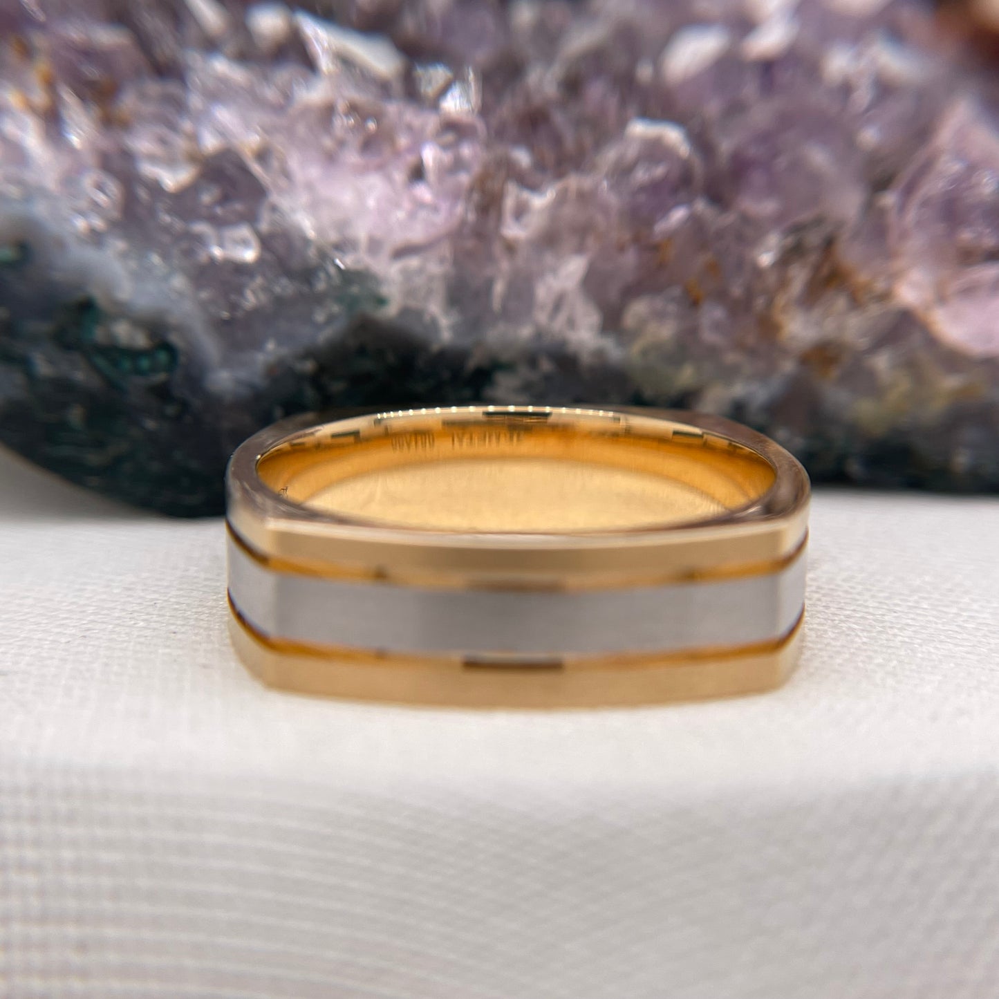 Mens Wedding Band Engagement Ring Comfort Wedding Band #4107