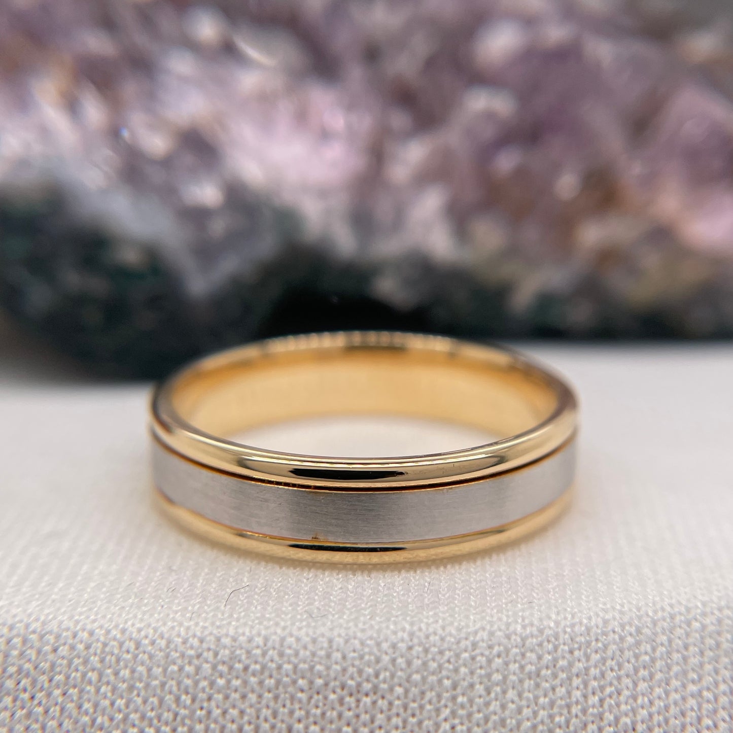 Mens Wedding Band Engagement Ring Comfort Wedding Band #4121