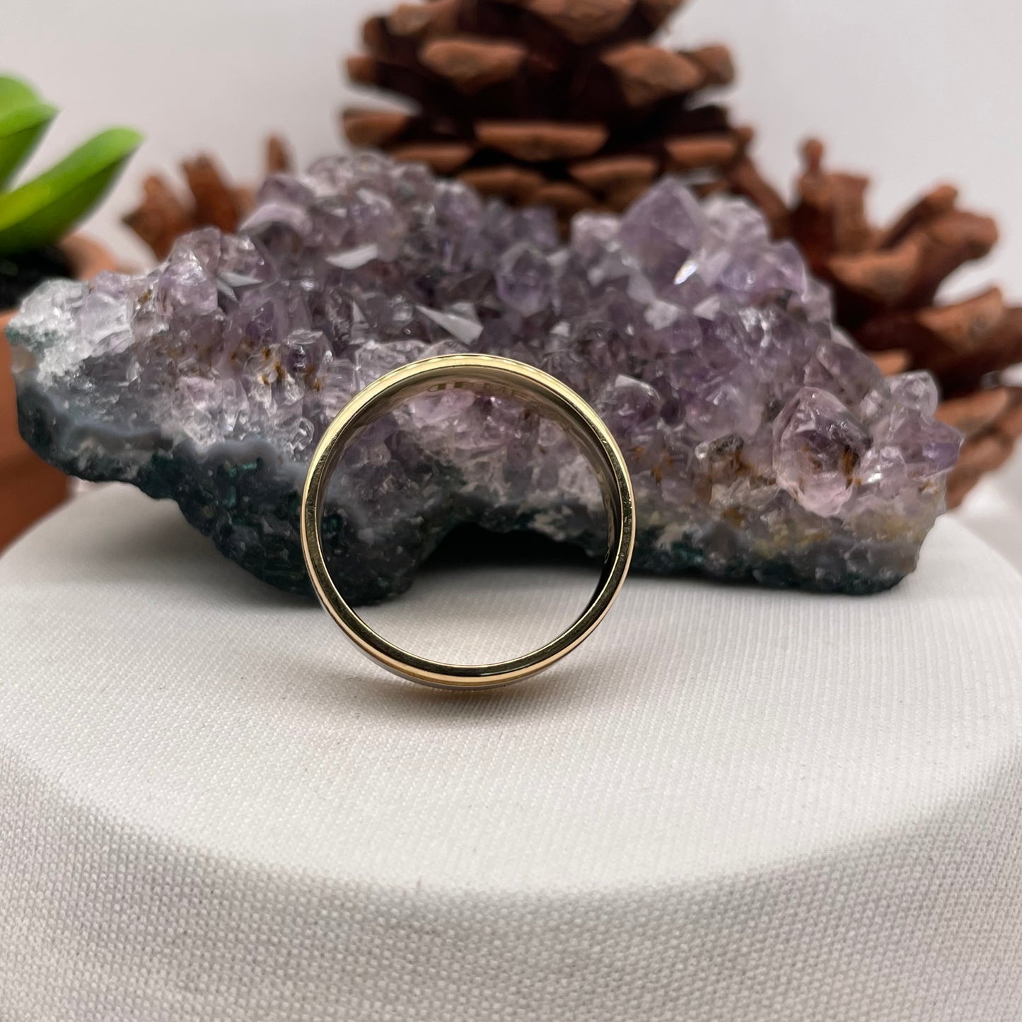 Mens Wedding Band Engagement Ring Comfort Wedding Band #4130