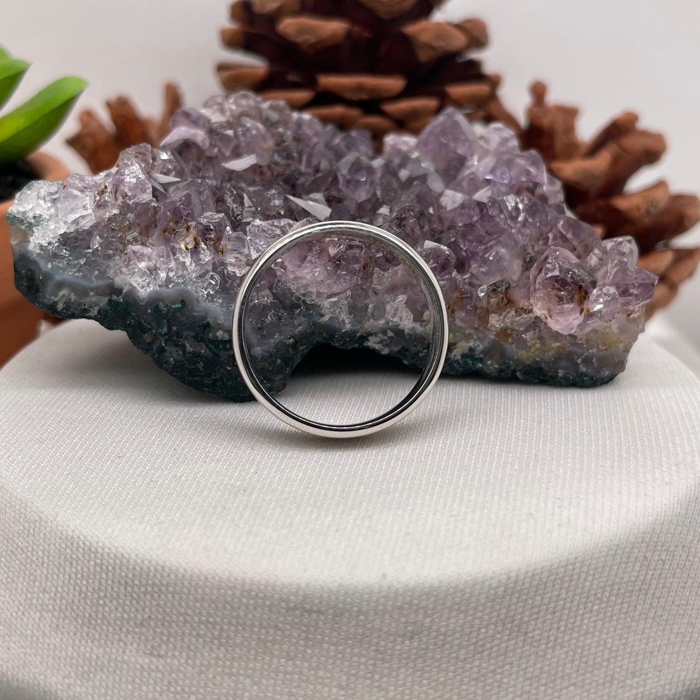 Mens Wedding Band Engagement Ring Comfort Wedding Band #4132