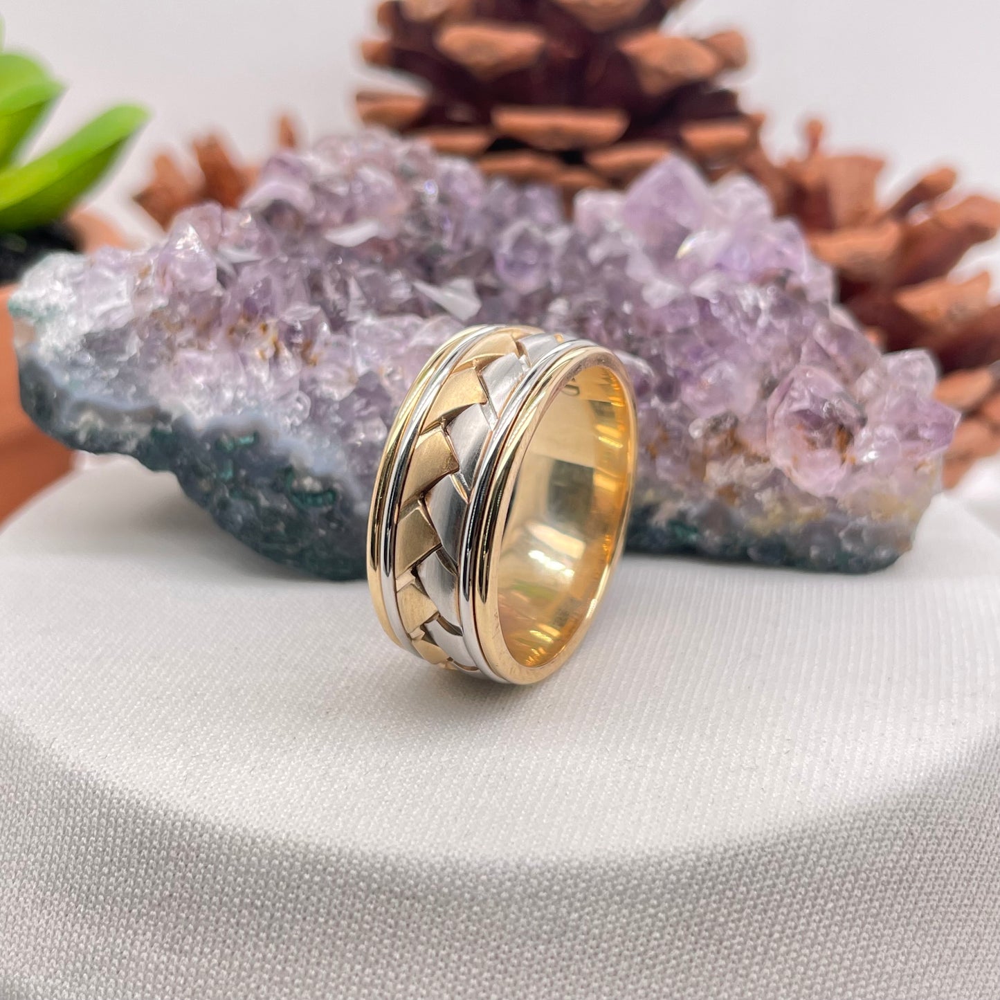 Mens Wedding Band Engagement Ring Comfort Wedding Band #4137