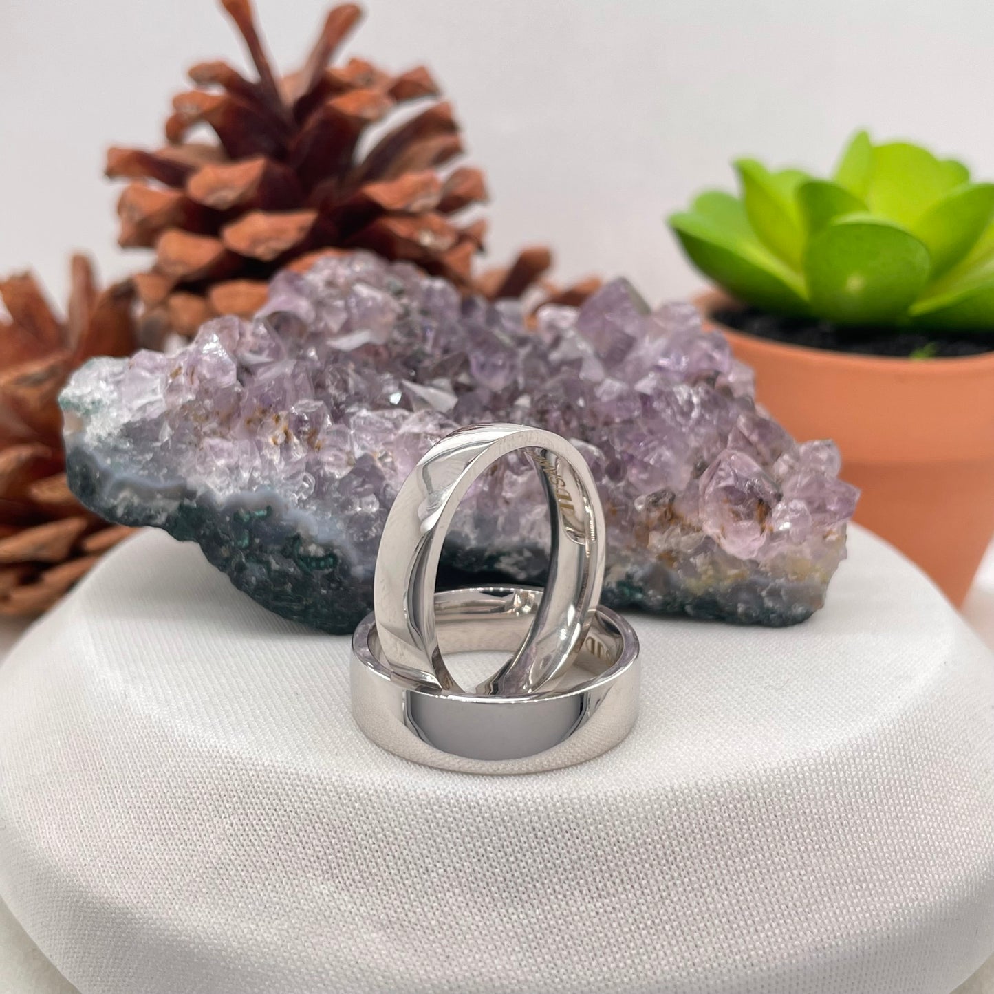 Mens Wedding Band Engagement Ring Comfort Wedding Band #4138