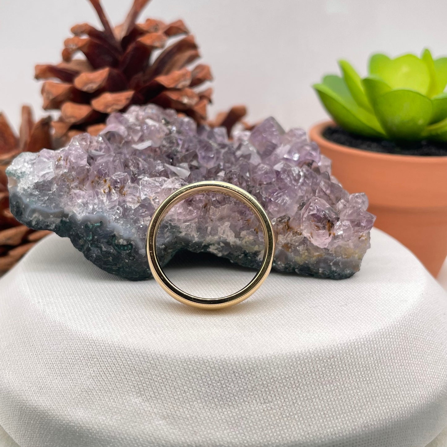 Mens Wedding Band Engagement Ring Comfort Wedding Band #4144