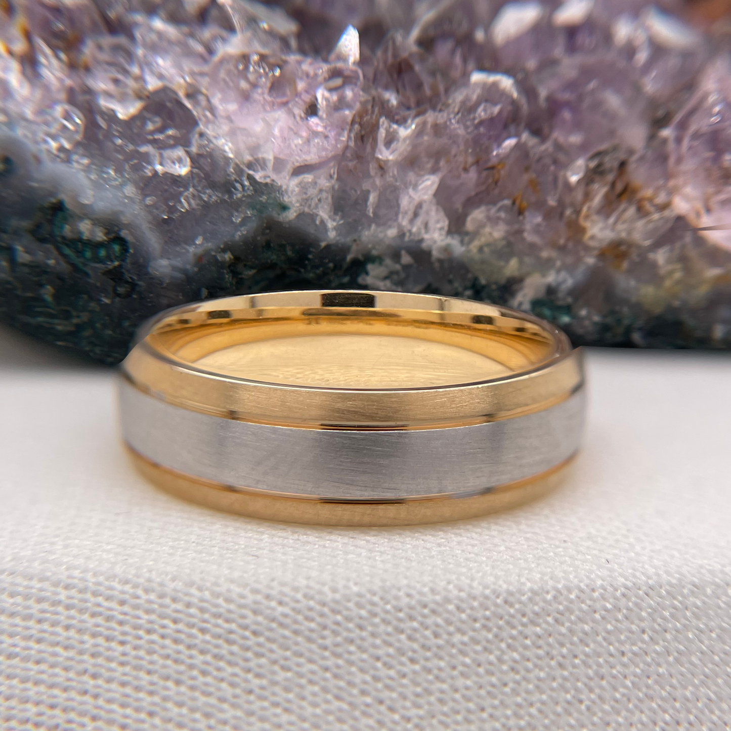 Mens Wedding Band Engagement Ring Comfort Wedding Band #4103