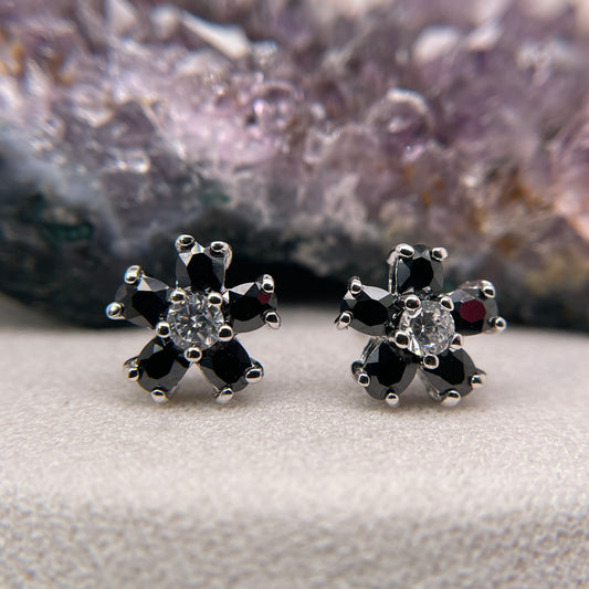 925 Sterling Silver Colorstone Earrings