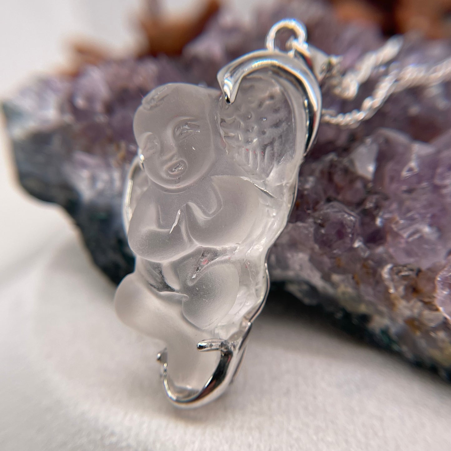 925 Sterling Silver Baby Angel Pendant