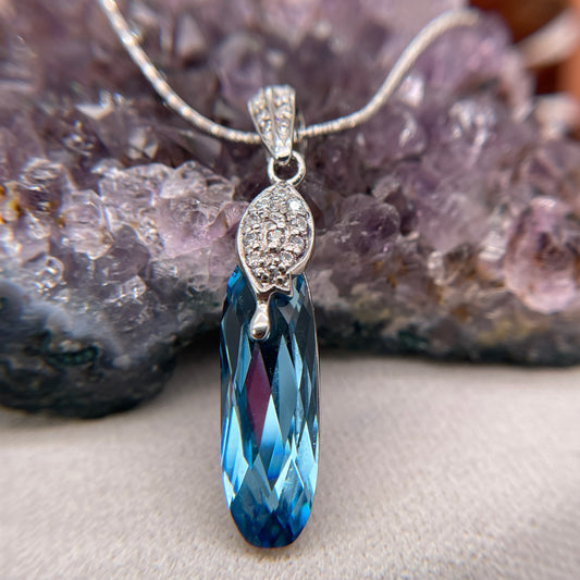 925 Sterling Silver Colorful Pendant