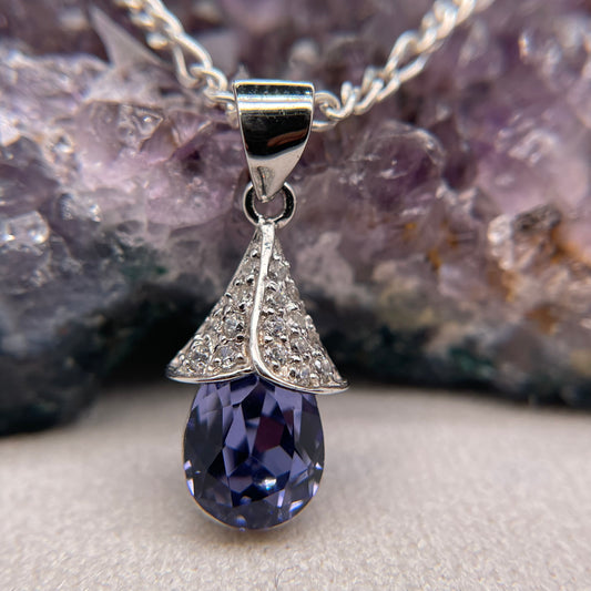 925 Sterling Silver Colorful Pendant