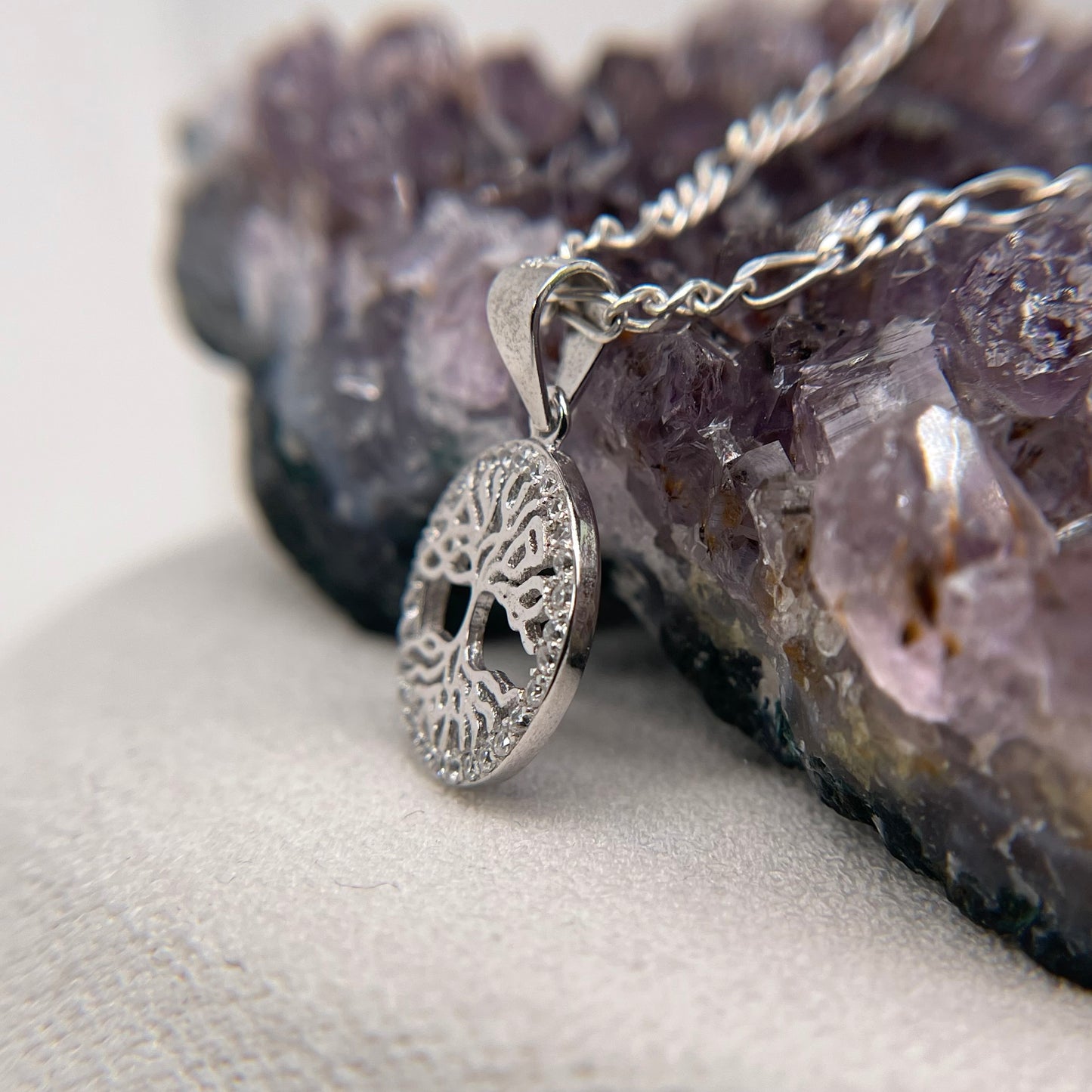 925 Sterling Silver Tree Necklace