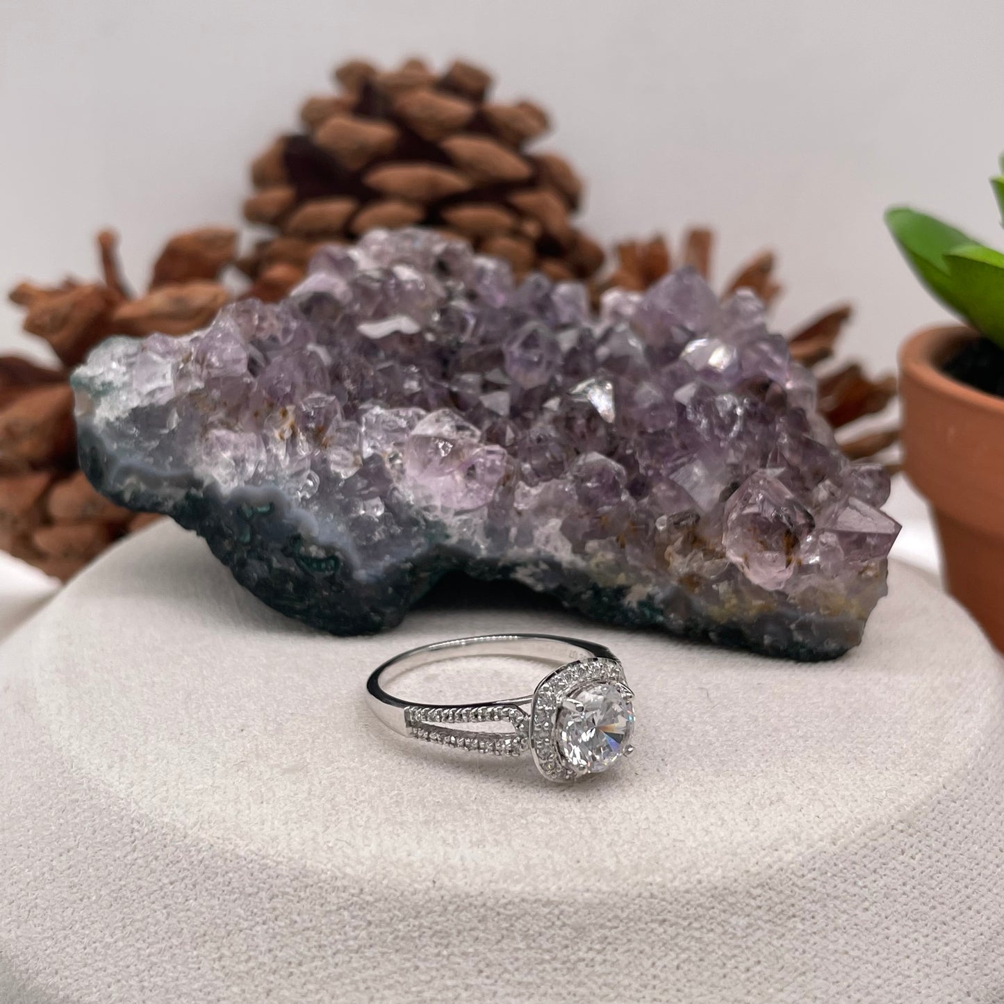 1.25 Carat Round Brilliant Lab Created / Naturel Diamond Engagement Ring Diamond Ring
