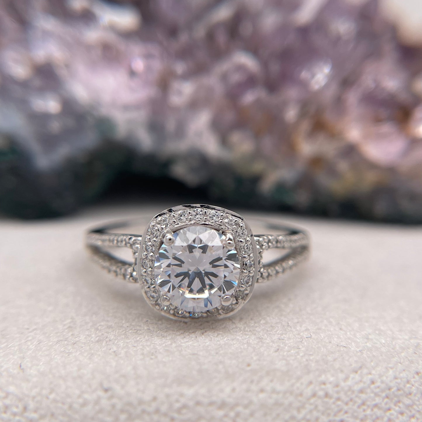 1.25 Carat Round Brilliant Lab Created / Naturel Diamond Engagement Ring Diamond Ring