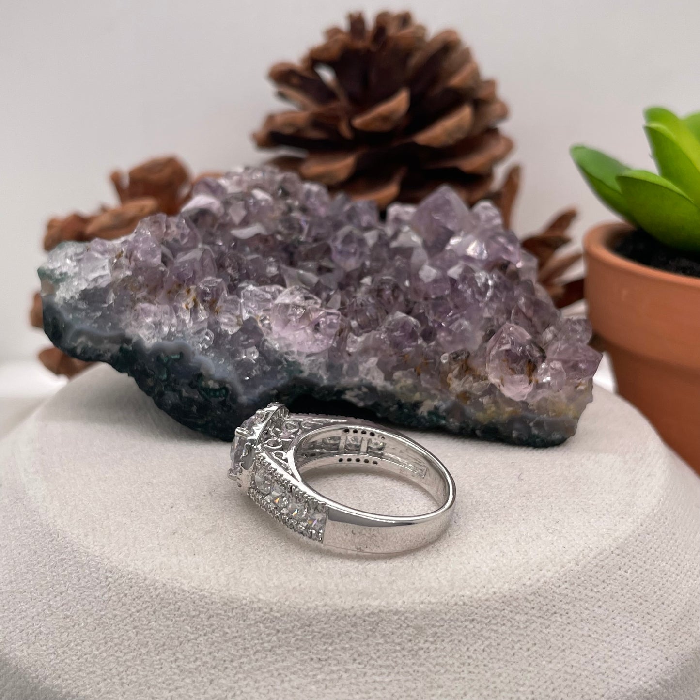 2.60 Carat Round Brilliant Lab Created / Naturel Diamond Engagement Ring Diamond Ring