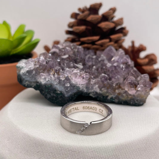 Mens Wedding Band Engagement Ring Comfort Wedding Band #4113