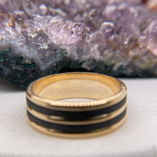 Mens Wedding Band Engagement Ring Comfort Wedding Band #4124