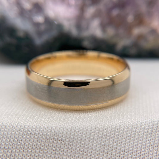 Mens Wedding Band Engagement Ring Comfort Wedding Band #4126