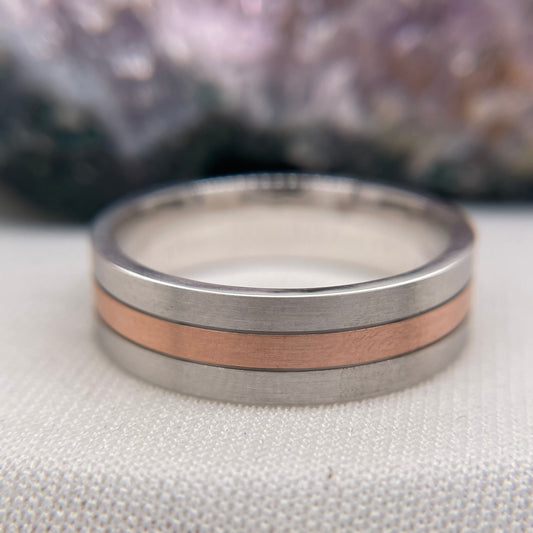 Mens Wedding Band Engagement Ring Comfort Wedding Band #4133