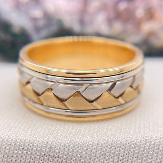 Mens Wedding Band Engagement Ring Comfort Wedding Band #4137