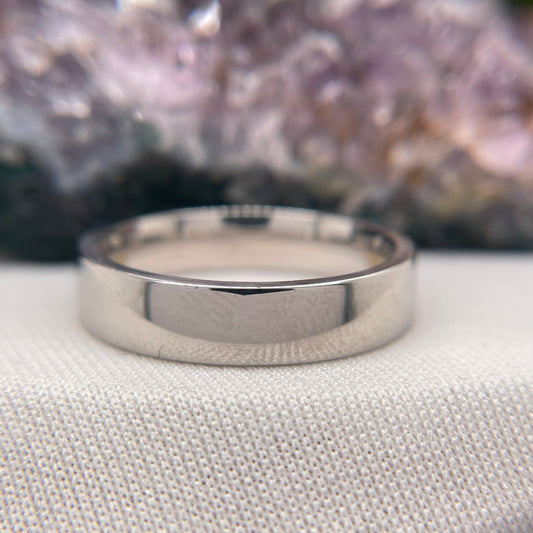 Mens Wedding Band Engagement Ring Comfort Wedding Band #4138