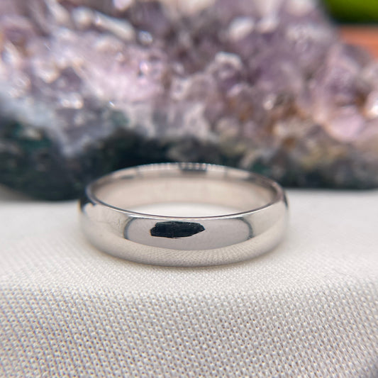 Mens Wedding Band Engagement Ring Comfort Wedding Band #4139