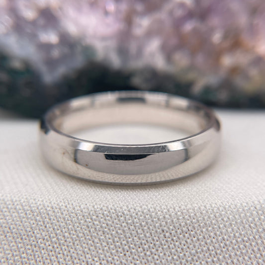 Mens Wedding Band Engagement Ring Comfort Wedding Band #4141