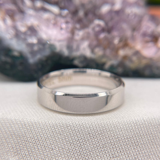 Mens Wedding Band Engagement Ring Comfort Wedding Band #4142