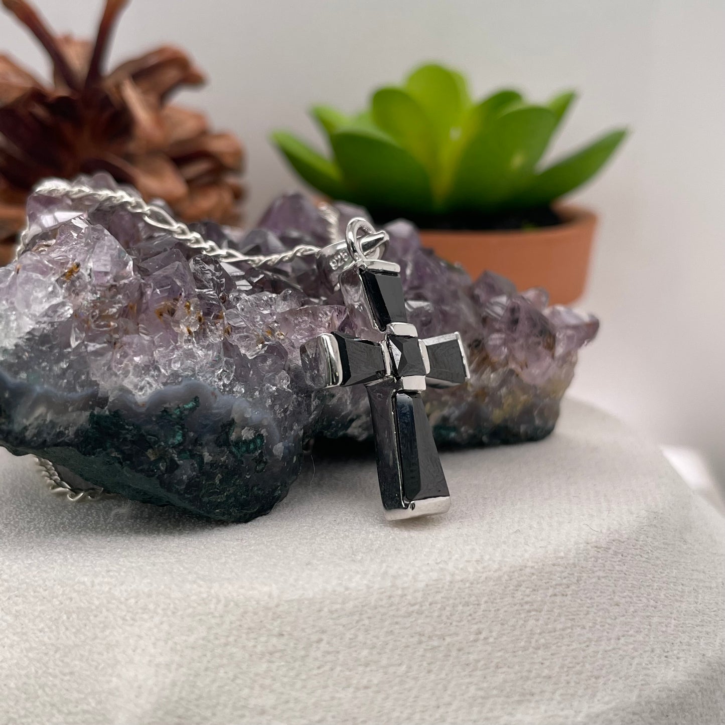 925 Cross Sterling Silver Necklace