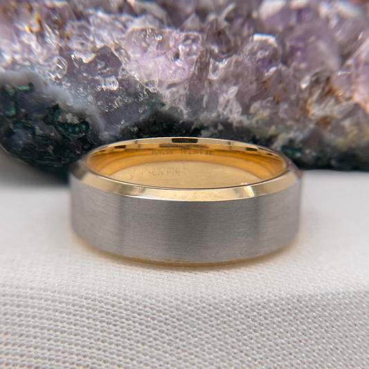 Mens Wedding Band Engagement Ring Comfort Wedding Band #4105