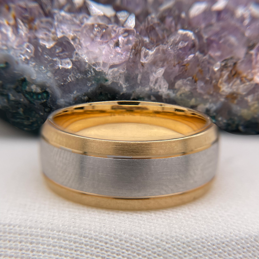 Mens Wedding Band Engagement Ring Comfort Wedding Band #4106